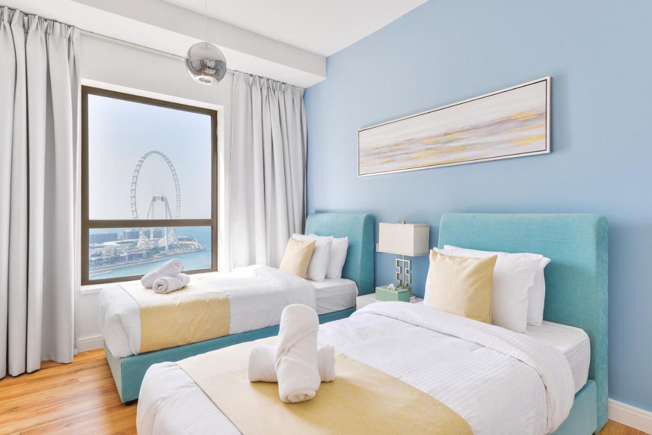 Luxury Jbr - Full Sea View - Free 5* Beach Resorts Access Дубай Экстерьер фото