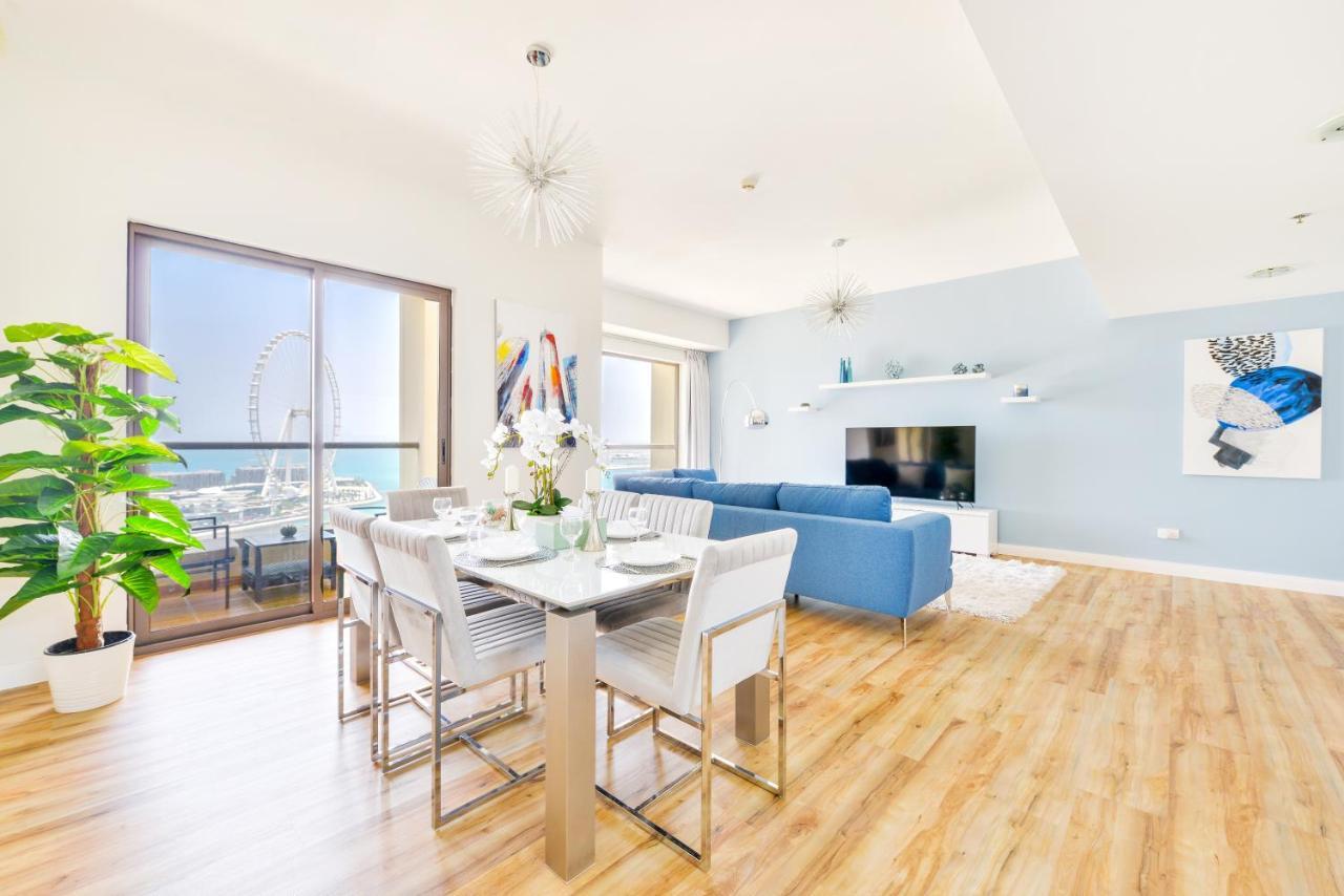 Luxury Jbr - Full Sea View - Free 5* Beach Resorts Access Дубай Экстерьер фото
