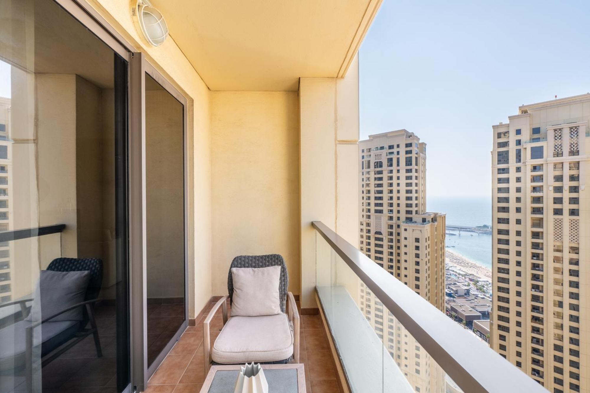 Luxury Jbr - Full Sea View - Free 5* Beach Resorts Access Дубай Экстерьер фото