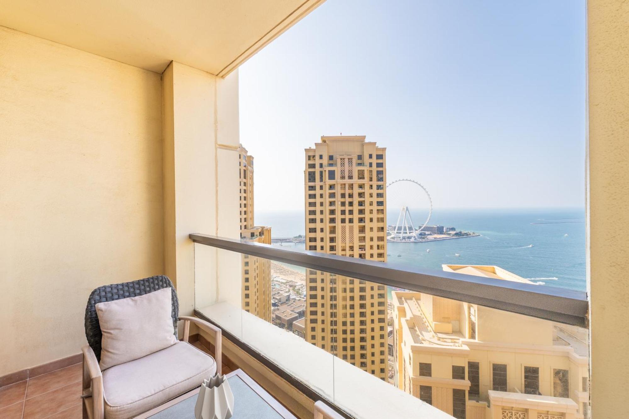 Luxury Jbr - Full Sea View - Free 5* Beach Resorts Access Дубай Экстерьер фото